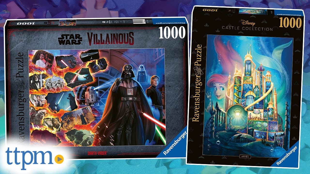 Star Wars Villainous and Disney Castle Collection Puzzles - YouTube