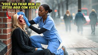 Estudante negra falta à prova para ajudar esposa de bilionário — depois helicóptero pousa no quintal