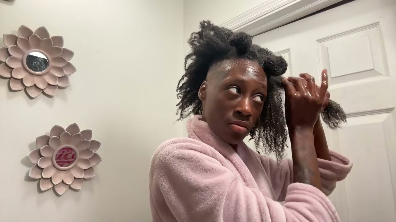 1 hour meditation 30 day challenge DAY 6 | applying hot oil treatment