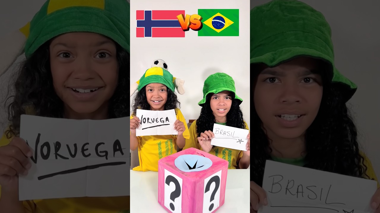 BRASIL VS NORUEGA QUEM PINTAR O MELHOR ESCUDO, VENCE!! #shorts #copadomundo