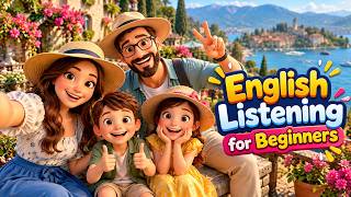 English Listening for Beginners  (A2 Level) | Family International Trip | Easy English Story News