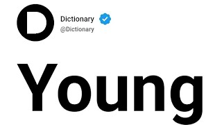 Young Meaning In English
