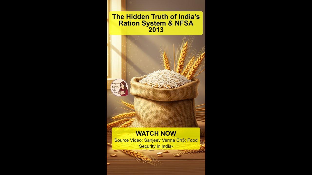 The Hidden Truth of India's Ration System & NFSA 2013 