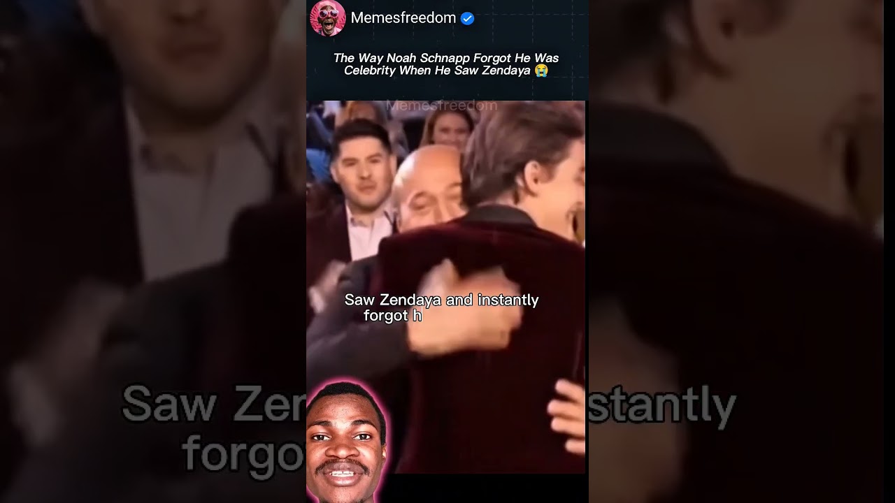 The way Noah Schnapp forgot he was celebrity when he saw Zendaya 😭