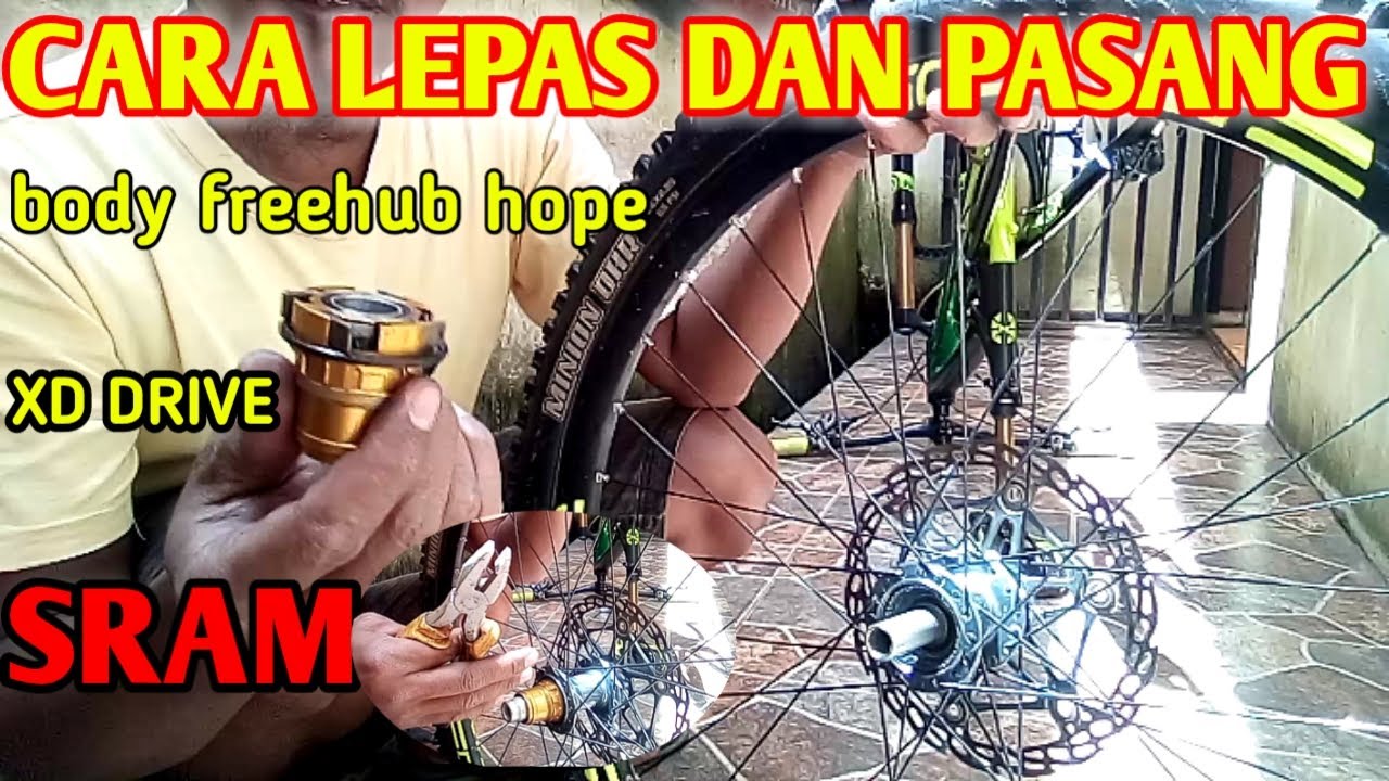 Tutorial membuka freehubhope pro 2 xd driverhope ta 12x142body