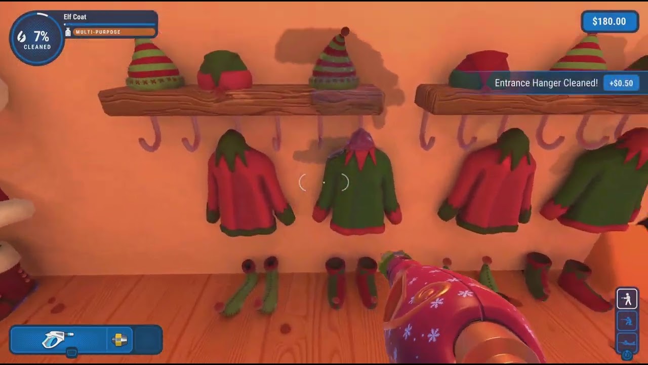 Power wash Simulator Christmas special Santa Work Shop PART 1