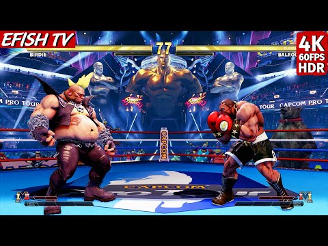 Birdie vs Balrog (Hardest AI) - Street Fighter V