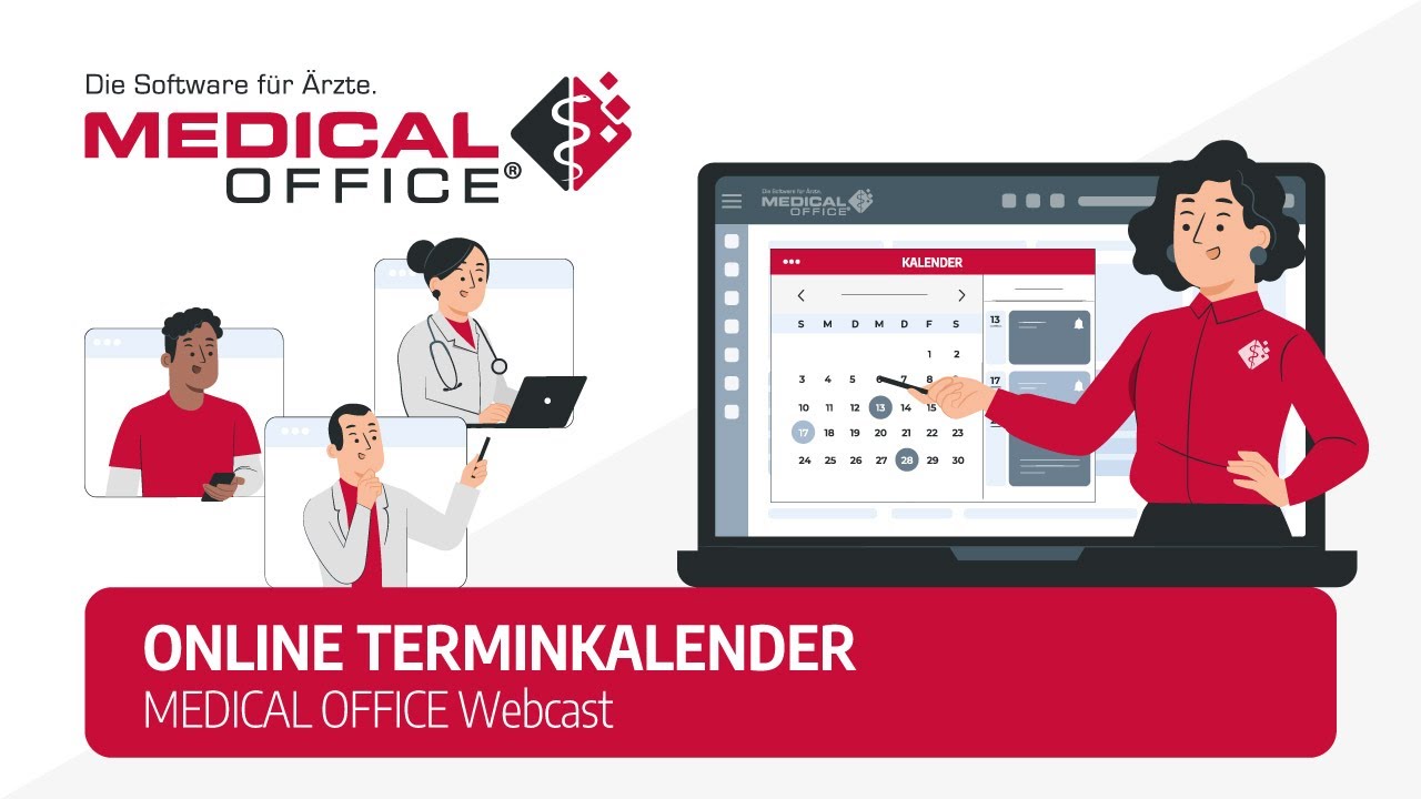 Aufzeichnung des MEDICAL OFFICE Webcasts zum "Online-Terminkalender" - MEDICAL OFFICE Arztsoftware