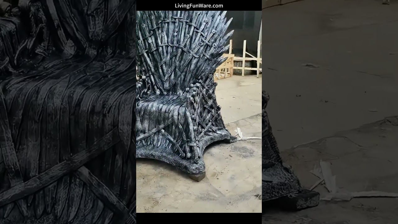 Изделие на заказ из стеклопластика - скульптура Железного Трона, тематика Игры престолов