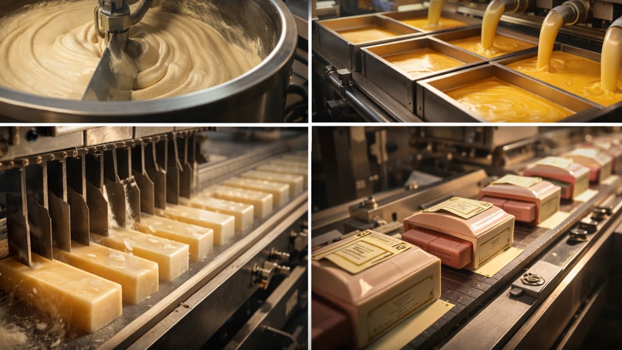 Inside a Luxury Soap Factory | Premium Soap Manufacturing Process  ✨