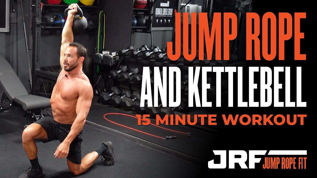 15 Minute Kettlebell & Jump Rope Workout YouTube