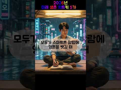 2026년 미래생존 치트키 5가지| #명언 #고전 #영감을주는이야기 #좋은글 #이야기프로젝트 #이슈#공감글귀#지혜 #동기부여#오디오북 #오늘#2026goal#shorts