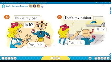 Bài đối thoại Unit 8: This is my pen. - Lesson 1 | Tiếng Anh 3