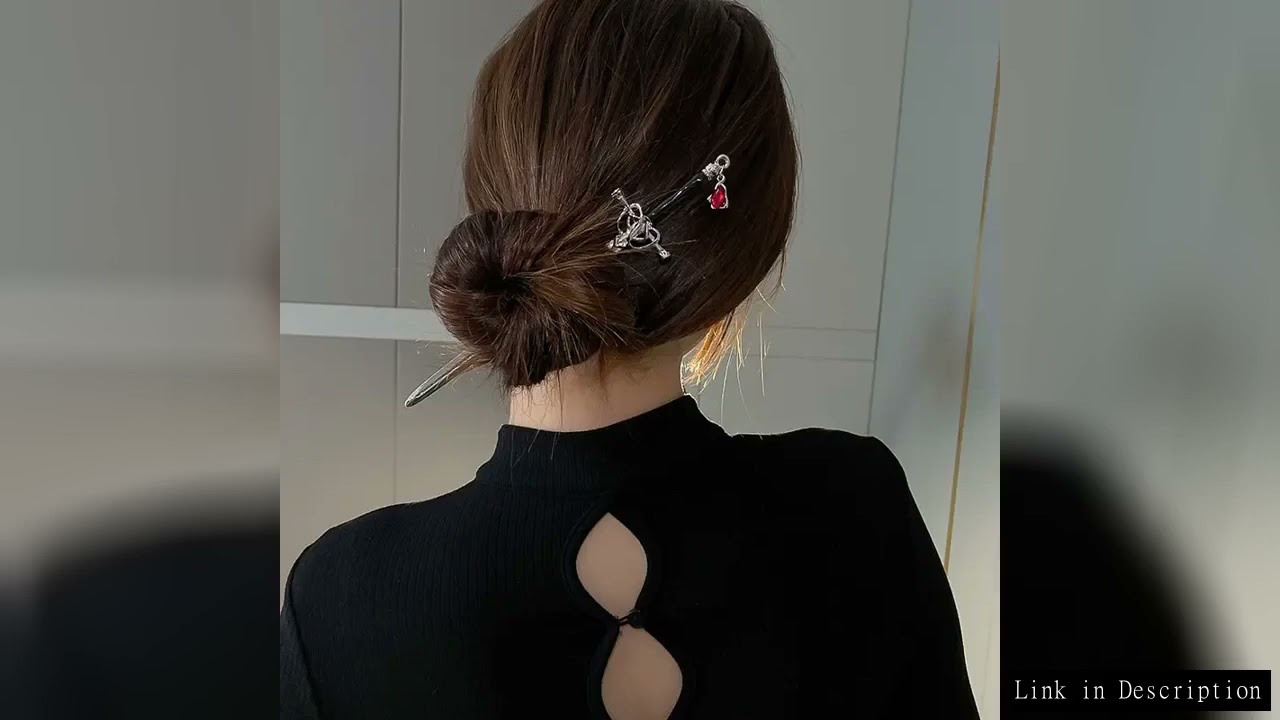 Sword Hairpin Headdress For Women Girls Chinese Style Vintage Hair Sticks DIY Hairstyle Ponytail Hol
