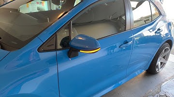 Toyota Corolla Hatchback sequential turn signal mirror light 2019 2020 2021 2022 2023