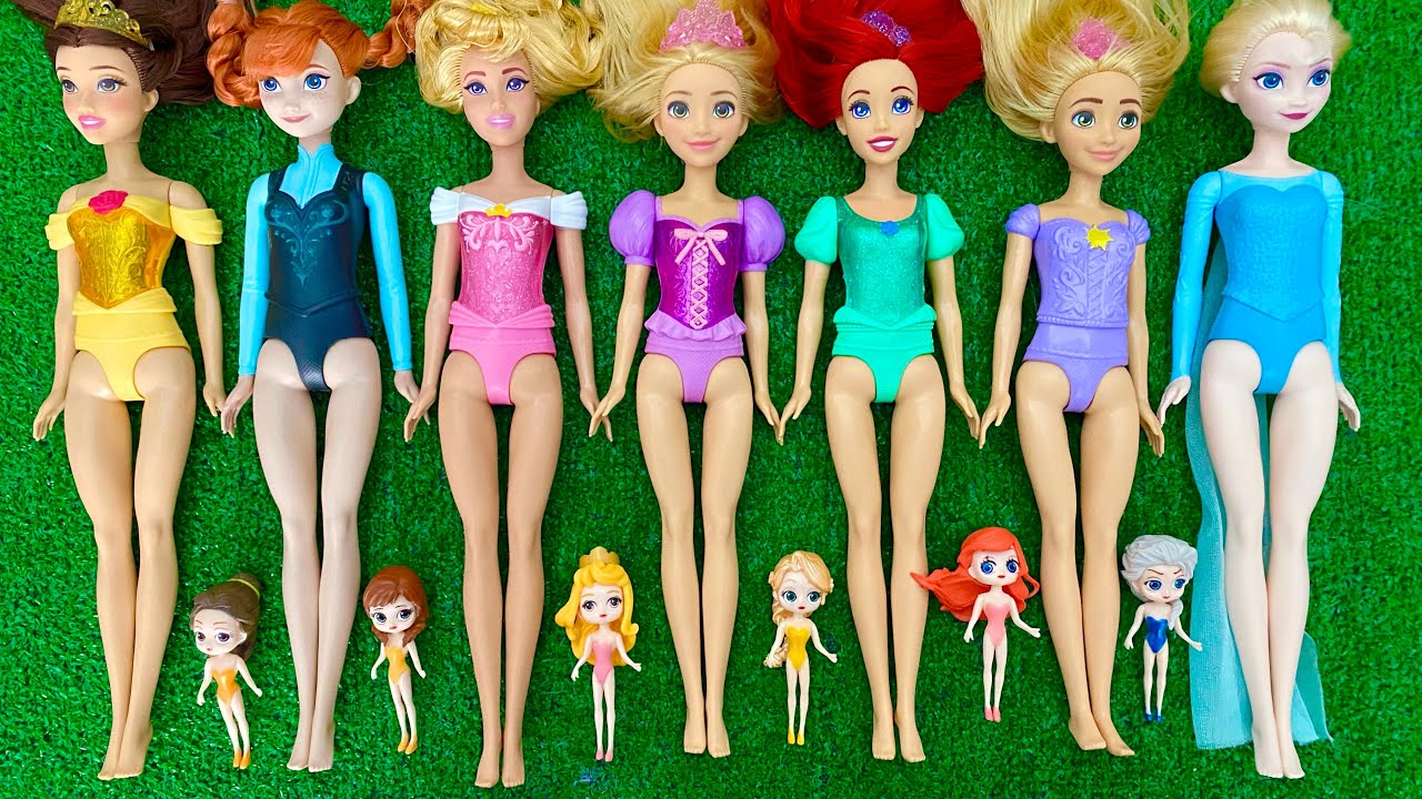 Cute Miniatures Disney Princess Frozen ELSA & Annall! elsa satisfying unboxing