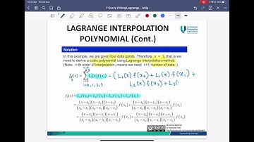 Lagrange Interpolation Polynomial