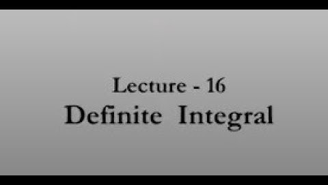 Definite Integral #swayamprabha #CH38SP