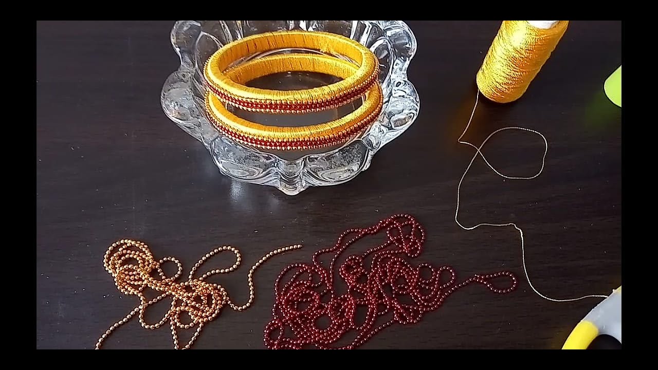 How To Make Silk Thread Designer Bengals in Hindi 1 Jwellery Making
