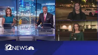 12News team coverage on violence against police in the Valley