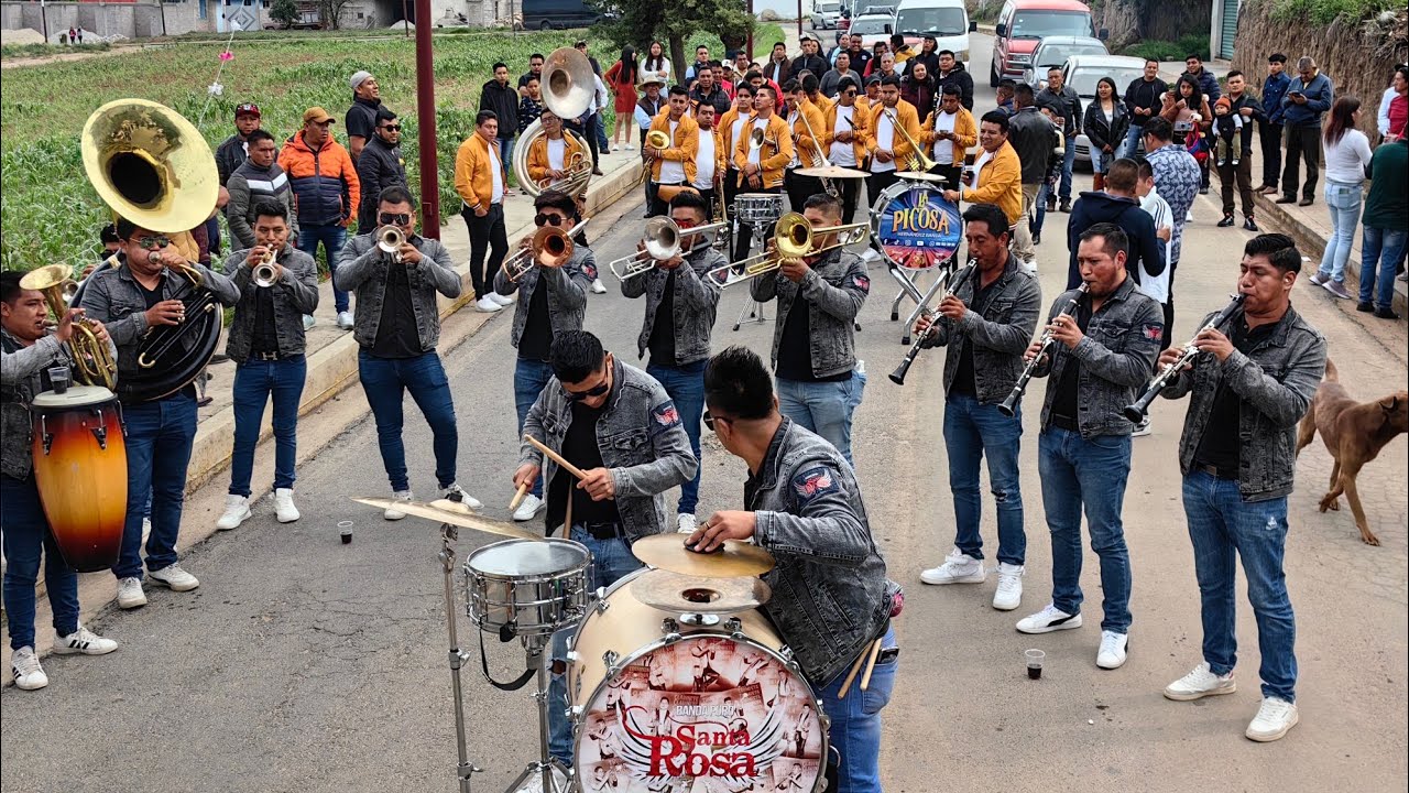 LLEGADA E INICIO DE LAS BANDAS PICOSA HERNÁNDEZ Y PURO SANTA ROSA EN SANTA MARÍA TECUANULCO 2023