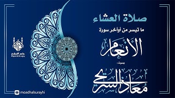 تلاوة هادئة - عشاء الثلاثاء - 28 - 03 - 1446 - بصوت معاذ السريحي