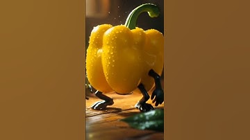 walking vegetable ai video prompt _ object walking alive