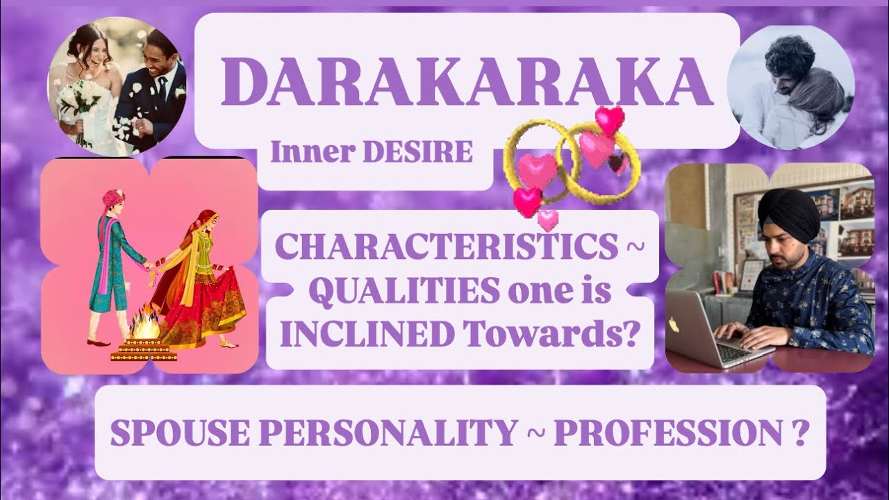 Darakaraka and relationship | spouse nature | spouse characteristics | marriage karma | spouse looks