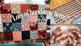 Handmade gifts + wet blocking my crochet cardigan *chatty vlog!*