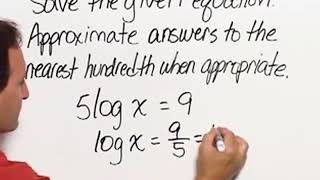 Rockswold/Krieger Intermediate Algebra Chapter Test Prep: Ch. 9 Ex. 25