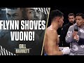 Jordan flynn  cameron vuong clash in the ring ahead of proposed fight