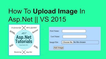 How to upload image in asp.net || Visual Studio 2015