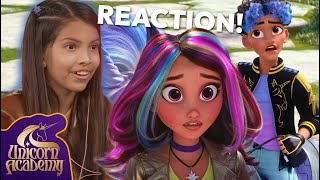 Things Get CRAZY At Unicorn Academy 😱 Reacting to Episode 2! | Cartoons for Kids