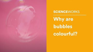 Why are bubbles colourful?
