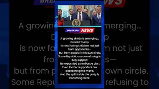 GOP Rift Widens — Trump Under Fire from Allies 😳