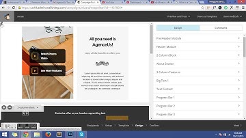drag drop in mailchimp