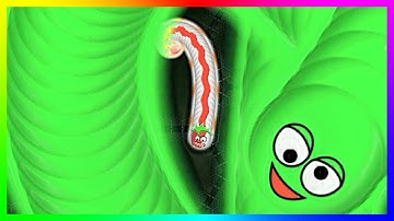 Wormate.io Ultimate Best Smallest Pro Worm Crushing Big Bad Worms Wormateio Epic Trolling Gameplay