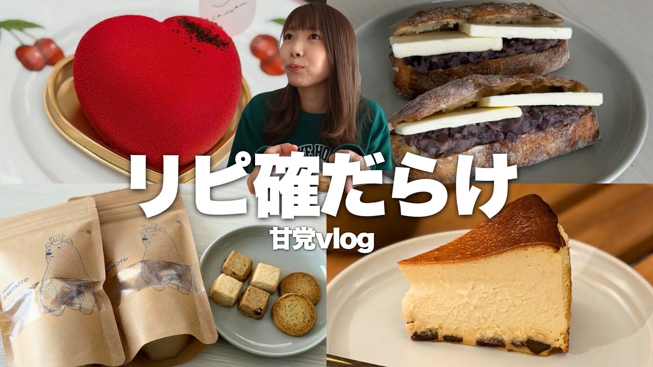 あんバターもスイーツもここ最近で1番です。もはや神回と言ってもいい甘党の日常vlog