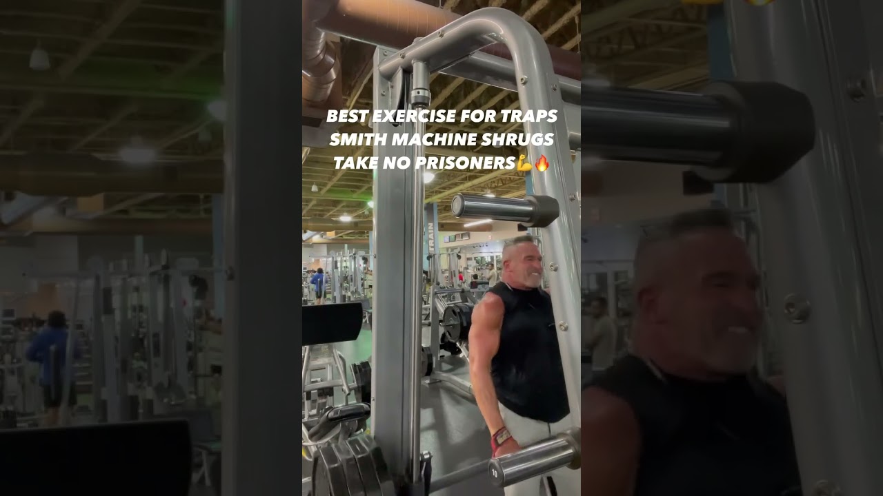 BEST EXERCISE FOR TRAPS #smithmachineshrugs #shrugs #shrugstyle #shruglife #bestexercise