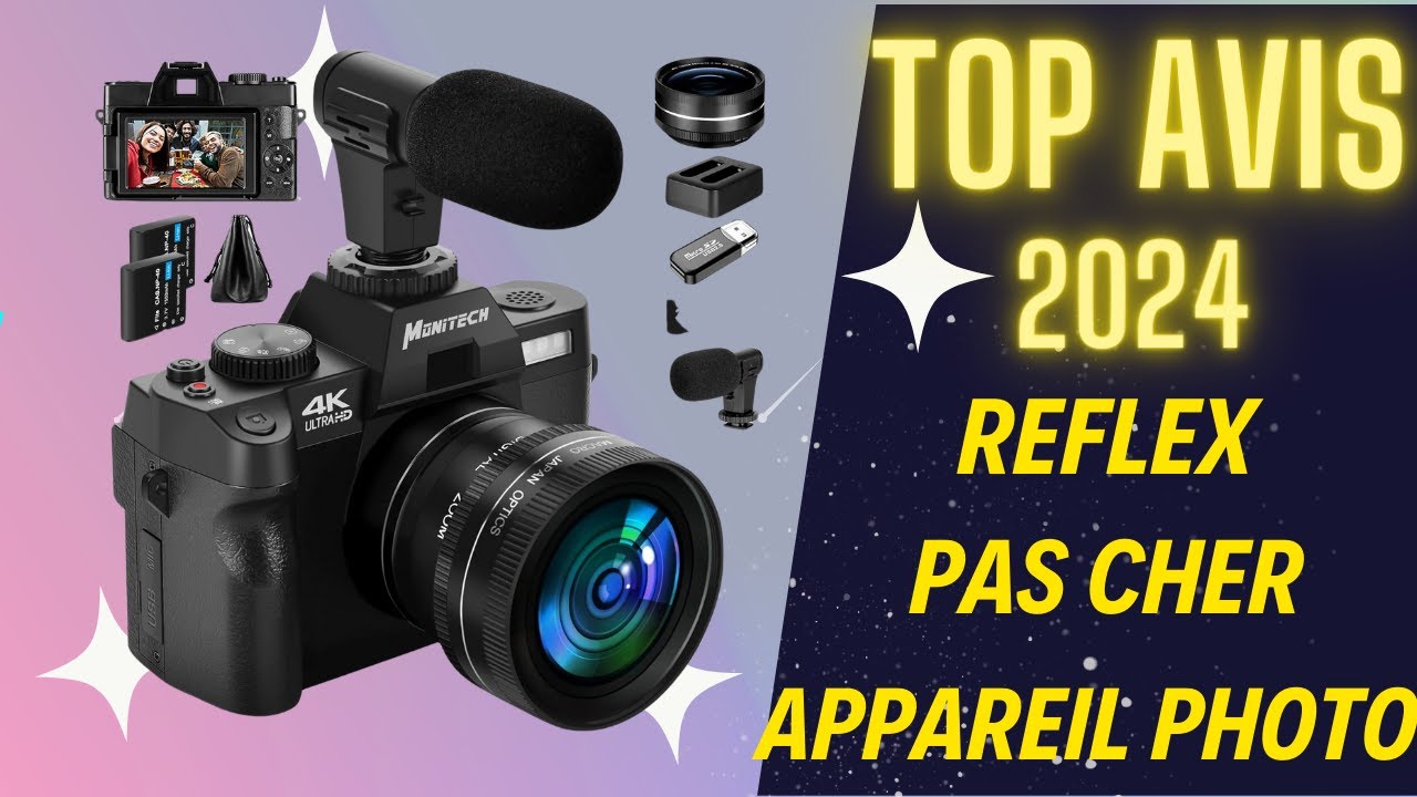 Découverte Monitech 48MP Meilleur Appareil Photo Numérique Reflex Débutant Pas  Cher Vlogging ! 📷 