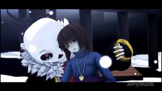 Undertale Mmd Flowerfell - みつあみの猫 Mitsuami No Nekosans&Frisk