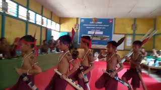 @sekitarrn , tarian dayak (tari nugal: menanam padi)