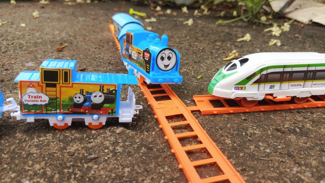 Mencari Dan Merakit Mainan Kereta Api Cepat Listrik, Dan Kereta Api Thomas And Friends 