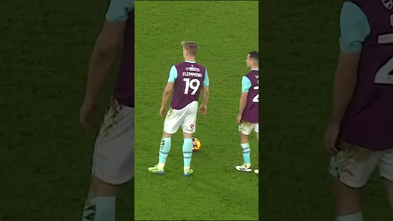 Zian with this strike in our last trip to Carrow Road 🚀 #burnleyfc #football #efl