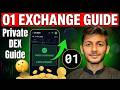 O1 EXCHANGE Private DEX Guide | How to join and trade on 01 DEX
