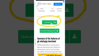 How to download gb what's app // gb what's app download kaise kre // #gbwhatsapp #gb screenshot 2