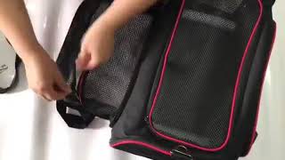 Multifunction Expandable Soft Sided Airline Approved Travel Bag For Small Dog Cat screenshot 5