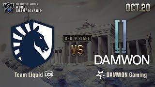 TL vs DWG | GROUP STAGE Day 8 H/L 10.20 | 2019 Worlds Championship