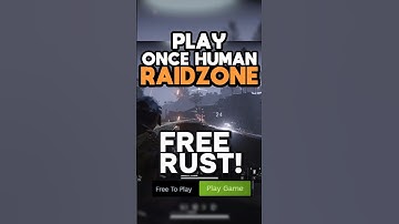 THIS FREE GAME IS THE NEW RUST! #oncehuman #pvp #survivalgame #raidzone
