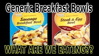 How Good are Generic Breakfast Bowls?  WHAT ARE WE EATING??  The Wolfe Pit